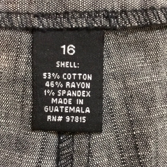 Courtenay grey chambray shorts size 16 . Like new - Picture 11 of 15